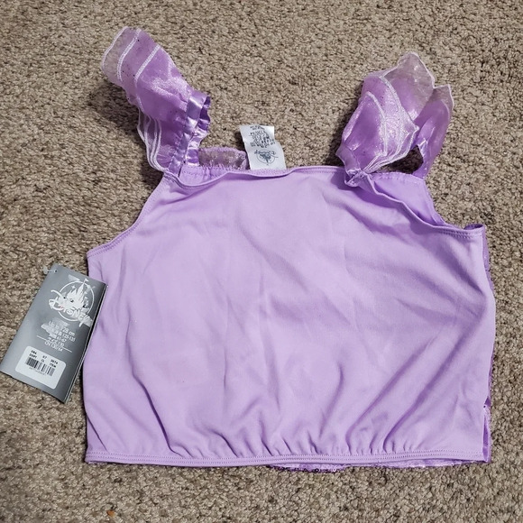 Disney Store The Little Mermaid Princess Ariel Halloween Costume 7/8 top 9/10 - Picture 7 of 14